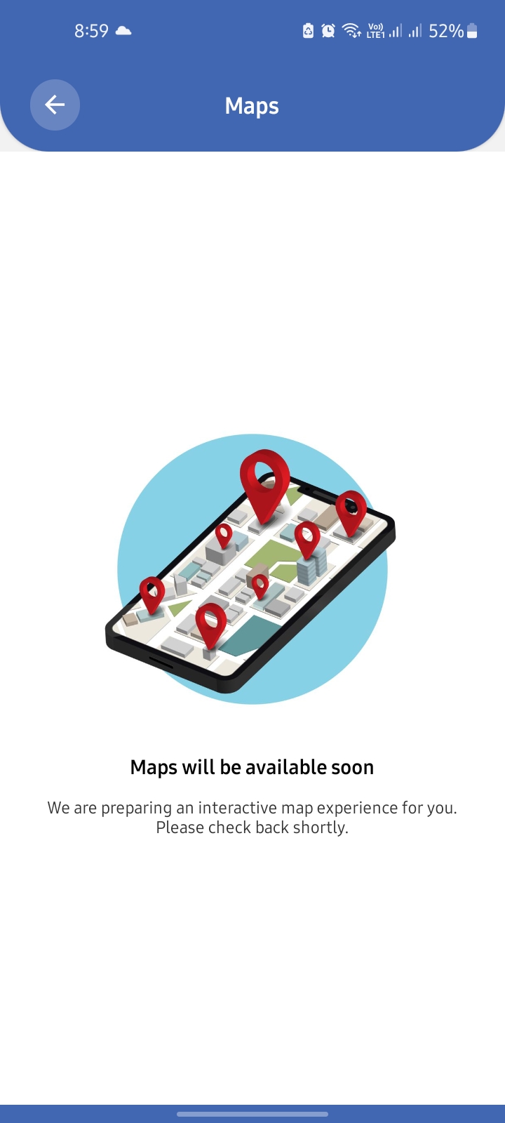 Real Exchange app — Maps (Coming Soon)